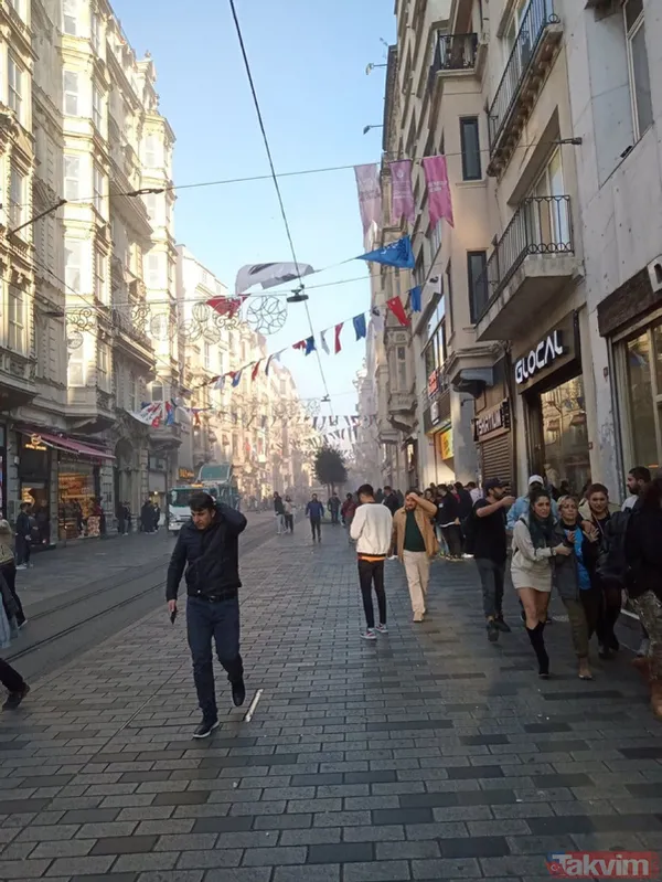 Taksim İstiklal Caddesi'ndeki patlamada terör izi! Şüpheli kadının banka bıraktığı çanta ve patlama: Ekipler teyakkuzda - 5