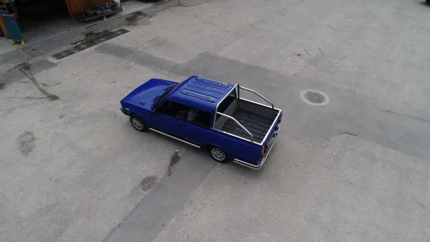 Bursa'da otomobil tamircisi Soydan Demir, Tofaş Kartal marka otomobilini kamyonete çevirerek çocukluk hayalini gerçekleştirdi-9