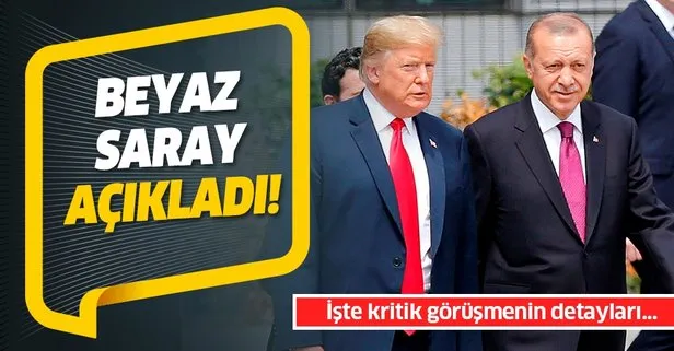 Başkan Erdoğan ve ABD Başkanı Trump İran, Suriye ve Libya hakkında görüştü