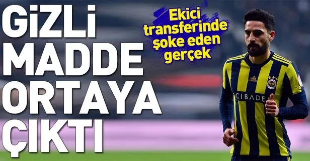 Mehmet Ekici transferi için yapılan ’gizli’ sözleşme ortaya çıktı!