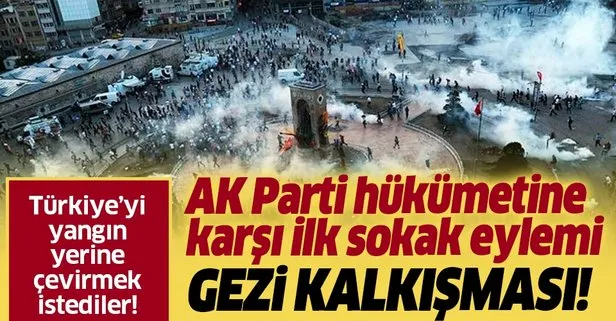 AK Parti hükümetine karşı ilk sokak eylemi: Gezi kalkışması!