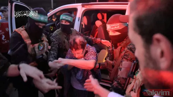 Tarihi esir takası tarihi kareler! İsrailli rehineler Hamaslılara el sallayıp veda etti... Siyonist işgalciler ise Filistinlilere saldırdı - 49