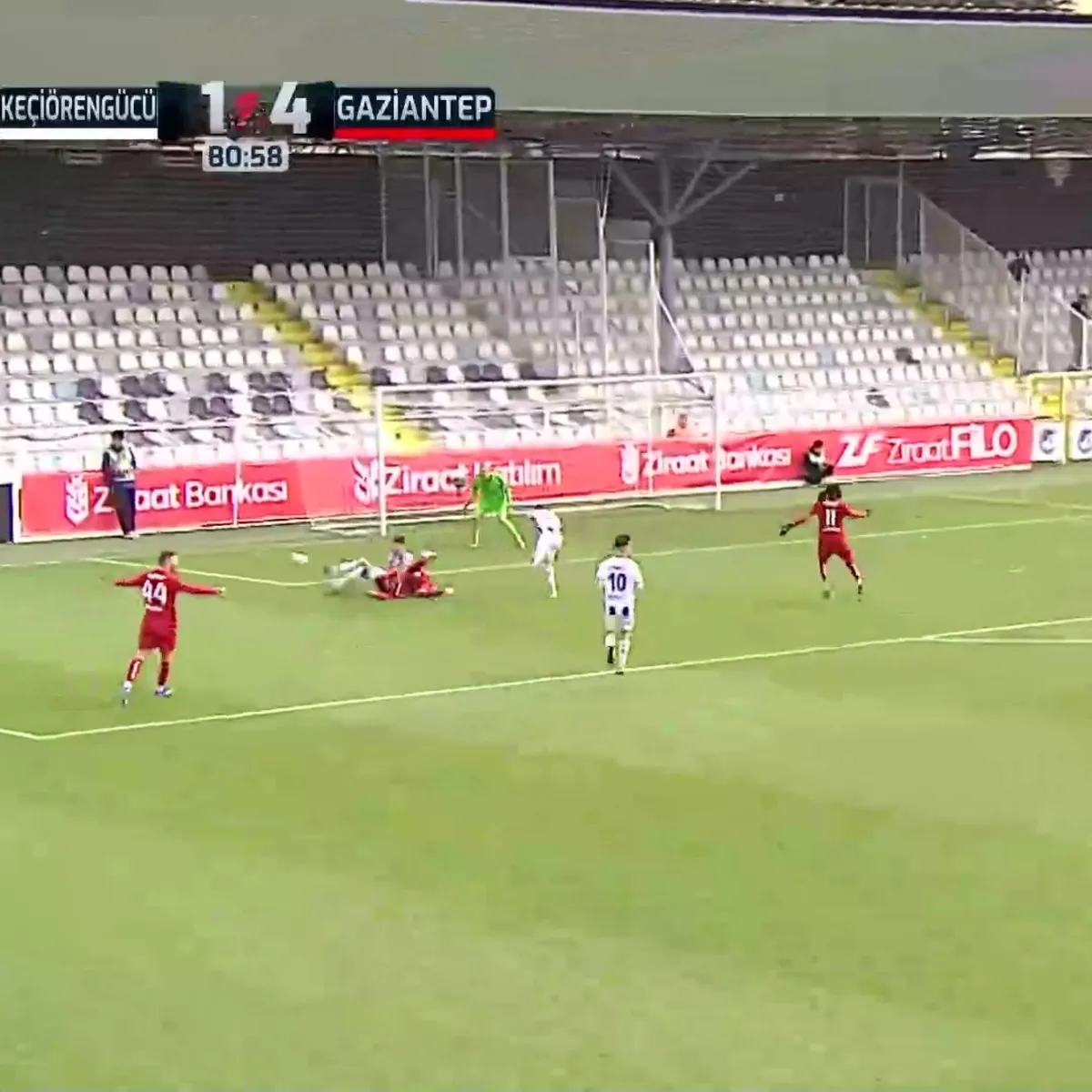 GOL | Keçiörengücü 1-5 Gaziantep FK Muhammet Akmelek