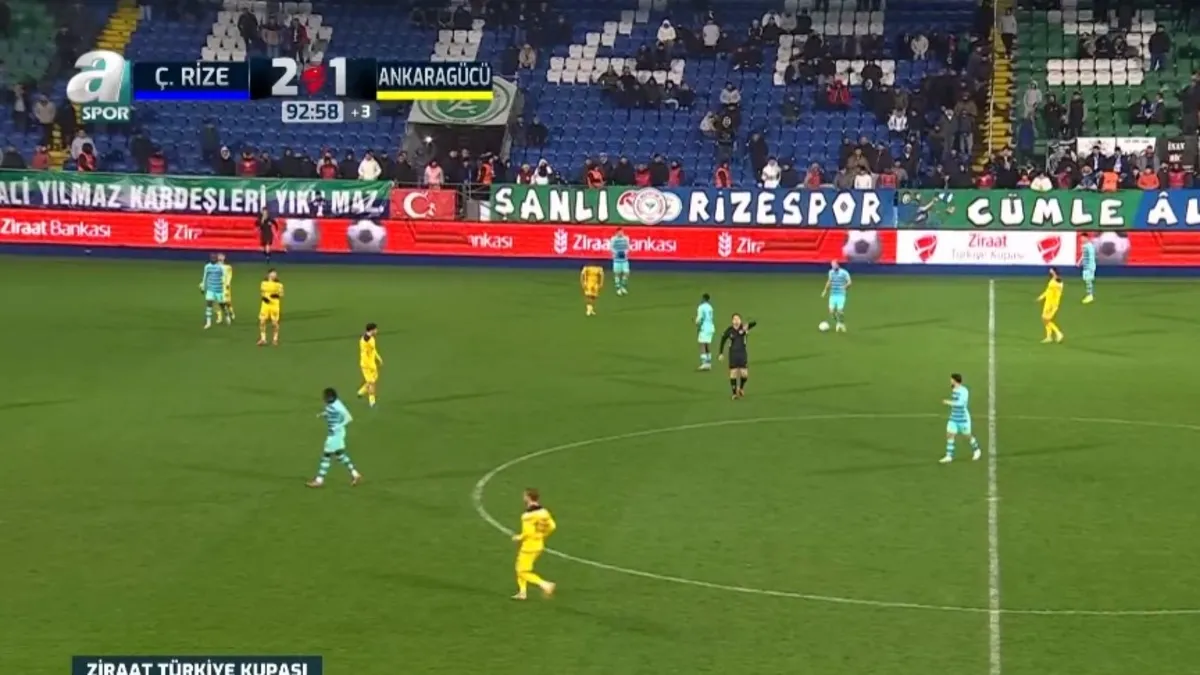Rizespor 2-1 Ankaragücü (Geniş Özet)