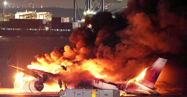 Son dakika: Japonya'nın başkenti Tokyo'daki uçak kazasında şoke eden detay! Sahil Güvenlik uçağının giriş izni yok