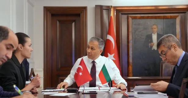 İçişleri Bakanı Ali Yerlikaya Bulgaristan İçişleri Bakanı Kalin Stoyanov ile görüştü