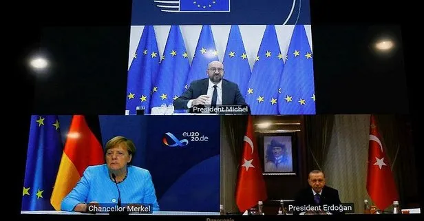Son dakika: AB’den Başkan Erdoğan-Merkel-Michel görüşmesine ilişkin flaş açıklama