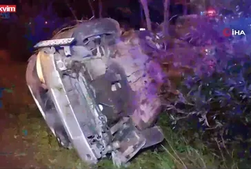 Bursa'da iki otomobil çarpıştı: 1 ölü