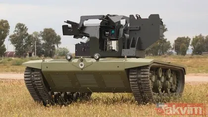 Yerli ve milli Silahlı insansız mini tank TSK’ya teslim edilecek