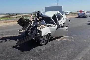 Hatay'da feci kaza! Tofaş mezar oldu!