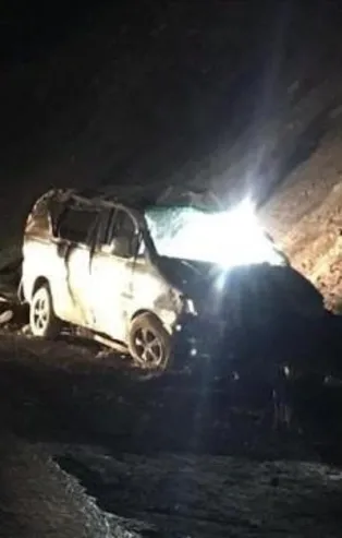 Göçmen minibüsü şarampole devrildi!