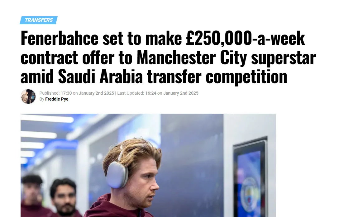 Tarihi teklif ortaya çıktı! İşte Fenerbahçe'nin Kevin De Bruyne planı - 4