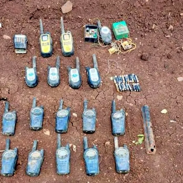 PKK’ya operasyon! 18 el telsizi ele geçirildi