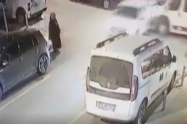 İstanbul Güngören'deki korkunç kaza saniye saniye kaydedildi