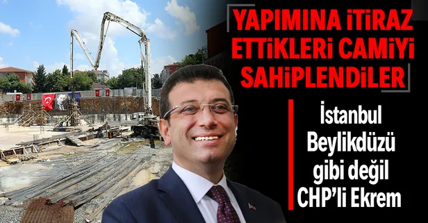 İBB, CHP'lilerin yapımına itiraz ettiği Soğanlık Merkez Camii'ni, tepkiler gelince sahiplenmek zorunda kaldı