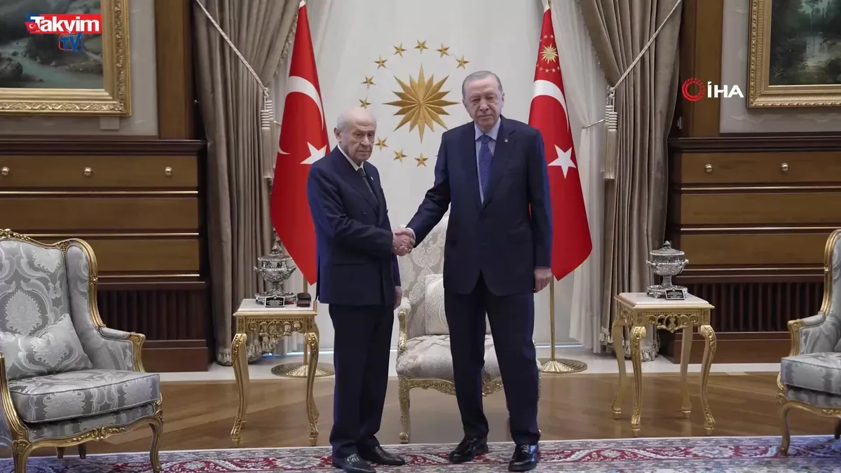 Başkan Erdoğan, MHP lideri Bahçeli'yi kabul etti