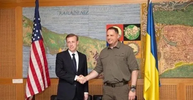 ABD Ulusal Güvenlik Danışmanı Sullivan ile Ukrayna Devlet Başkanlık Ofisi Başkanı Yermak İstanbul’da