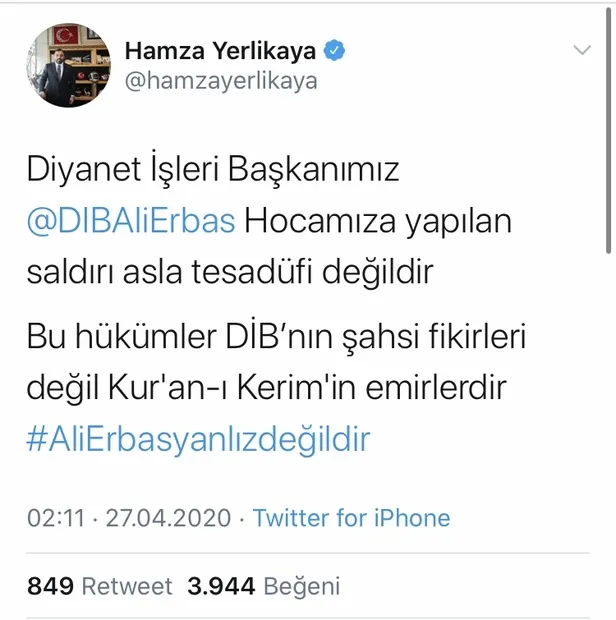 Adalet Bakanı Abdülhamit Gül'den Ali Erbaş üzerinden İslamiyet'e saldıranlara tepki-8