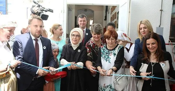 Emine Erdoğan’dan atölye açılışı