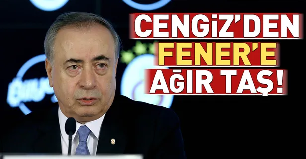 Mustafa Cengiz'den Fener'e ağır taş!