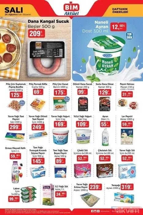 Haftanın Bim Kataloğu (26 Ağustos 2025): İndirimli Ürünler Salı Günü Raflarda!