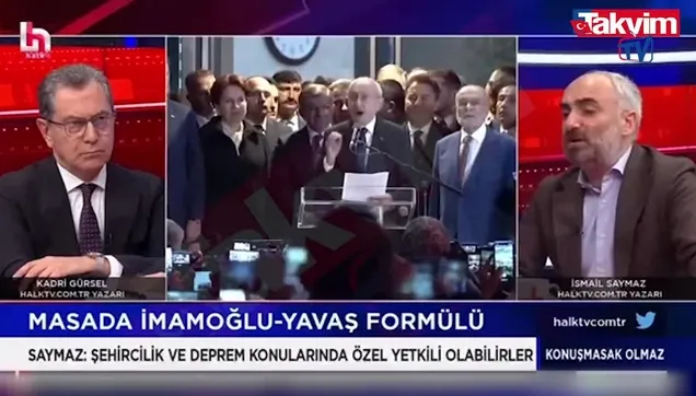 CHP fondaşı Halk TV'de İsmail Saymaz itiraf etti! "Bu mekanizma krizlere gebe!"