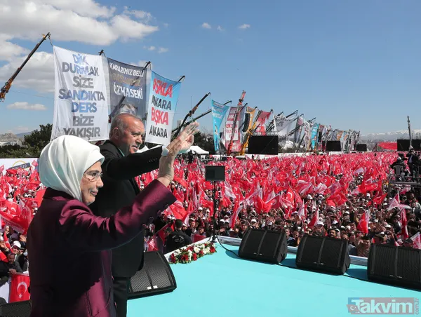 Cumhur İttifakı Ankara miting alanı saatler öncesinden doldu taştı - 26