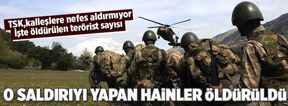 Eylem hazırlığındaki 3 terörist öldürüldü