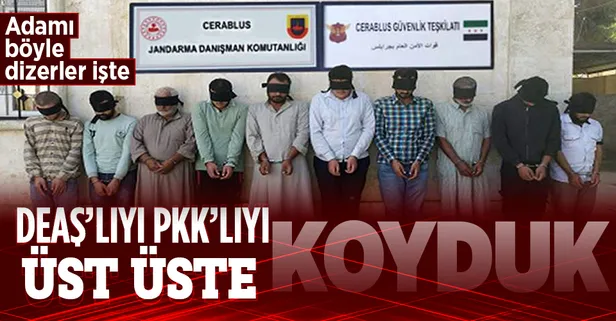 SON DAKİKA: El-Bab ve Cerablus'ta 15 terörist yakalandı