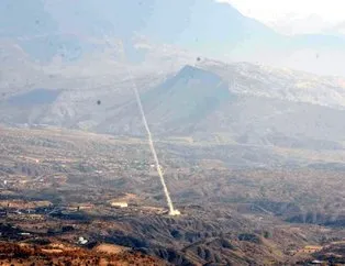 PKK hedefleri obüslerle vuruldu