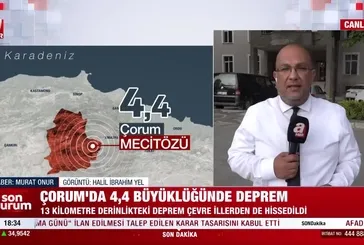 SON DAKİKA: ÇORUM'DA DEPREM!
