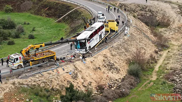 Antalya'da 9 kişiye mezar olan otobüsün son görüntüleri! 90 metre sürüklenip şarampole uçtu: "Şoför çok hızlı geliyordu virajı alamadı" - 8