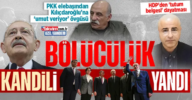 Bölücülük 'Kandil'i yandı! PKK elebaşından Kılıçdaroğlu'na 'tutumu umut veriyor' övgüsü | HDP'den 'tutum belgesi' dayatması