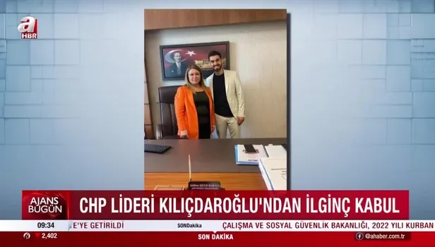 Kemal Kılıçdaroğlu FETÖ'yü güzelleyen Melek Çetinkaya ve darbeci askeri öğrencilerden Taha Furkan Çetinkaya ile görüştü!