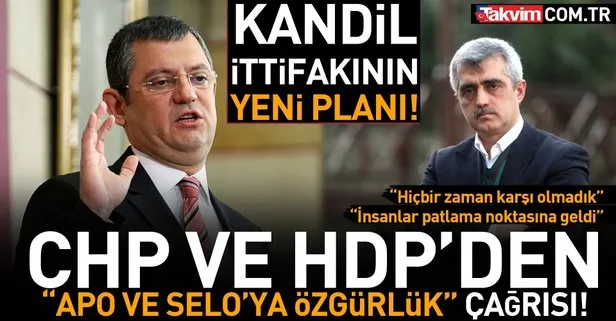 Kandil ittifakının üyeleri CHP ve HDP Apo ve Selo’ya özgürlük için yeni bir kirli ittifak peşinde