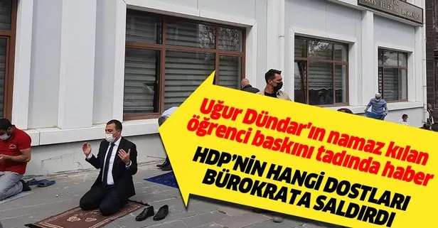 Kars Belediye Başkan Vekili Türker Öksüz namaz kıldığı için HDP dostu muhalefetin saldırısına uğradı