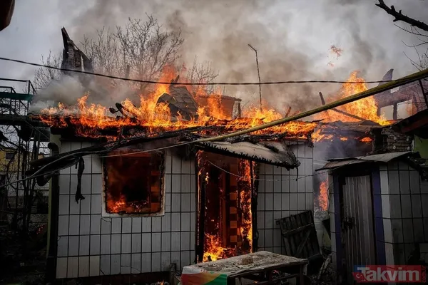 Rusya Ukrayna savaşında 13. gün! Savaştan çarpıcı kareler - 12