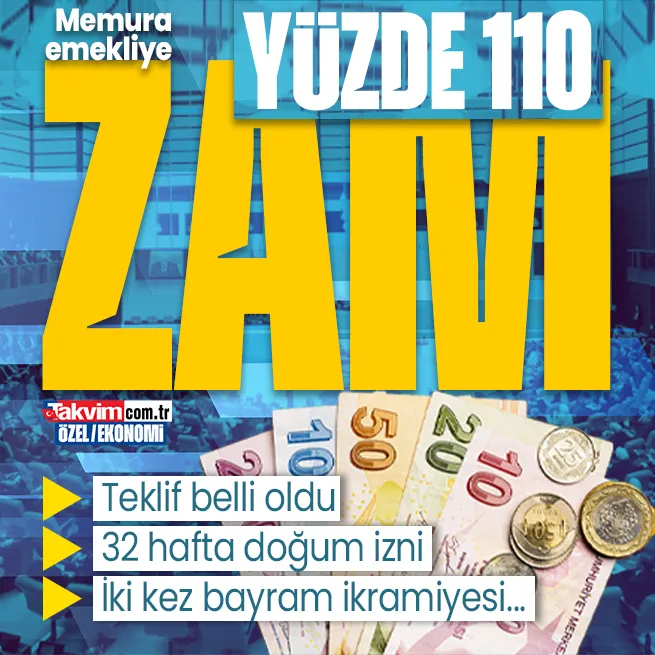 MEMURA, EMEKLİYE YÜZDE 110 ZAM! Toplu sözleşme teklifi belli oldu! Memur-Senden flaş açıklama