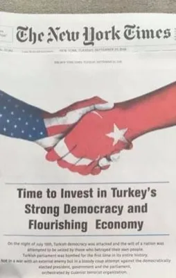 Amerikan basınında FETÖ'ye karşı bir ilk!