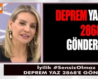 Esra Erol ile Türk Kızılayı el ele verdi! Esra Erolda 20 dakikada 1 milyon 375 bin TL bağış toplandı