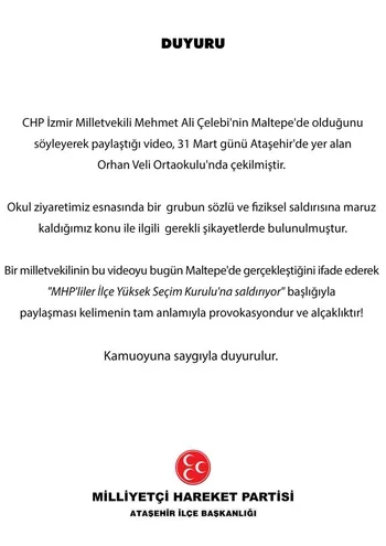 CHP'li Mehmet Ali Çelebi'nin "MHP'liler İlçe Yüksek Kurulu'na saldırıyor" provokasyonu elinde patladı!-2
