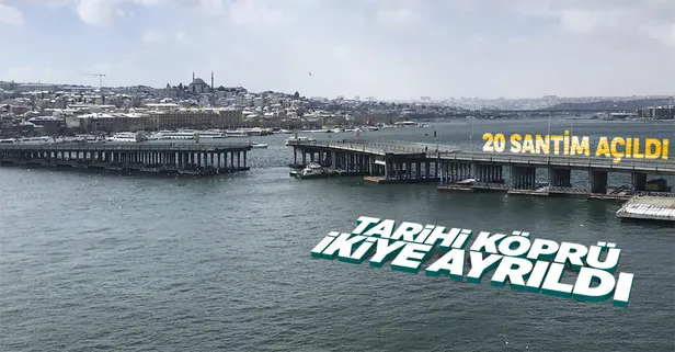 SON DAKİKA: Unkapanı Köprüsü'nün bağlantı noktası ayrıldı! İki yönde de ulaşıma kapanan köprü tamir ediliyor