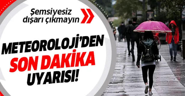 Meteoroloji'den son dakika hava durumu ve sağanak yağış uyarısı! 23 Kasım bugün hava nasıl olacak?-1