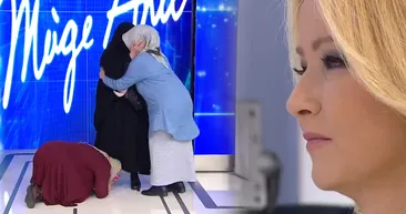 Müge Anlıda beklenen kavuşma! Kızına küsüp evi terk eden 70 yaşındaki Lalizer Özdemir canlı yayında!