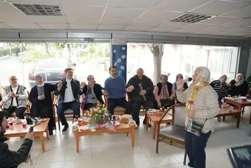 Cumhur İttifakı'nın İstanbul Büyükşehir Belediye Başkan adayı Murat Kurum'dan 'huzurevi' ziyareti!