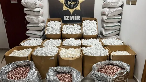 İzmir rekor uyuşturucu hap operasyonu