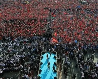 Yenikapı mitingine katılan kişi sayısı açıklandı