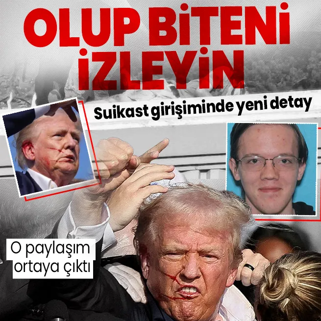 Suikast girişiminde yeni detay! Trumpı kulağından vuran 20lik Thomas Matthew Crooksun paylaşımı ortaya çıktı: 13 Temmuz prömiyerim olacak