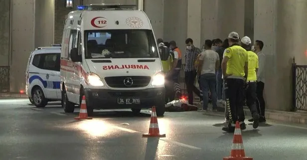 Taksim’de motosiklet kazasında 1 kişi hayatını kaybetti