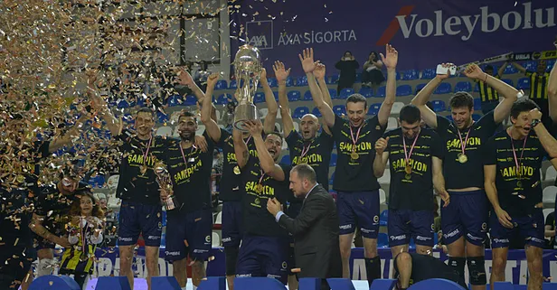AXA Sigorta Erkekler Kupa Voley'de şampiyon Fenerbahçe Medicana
